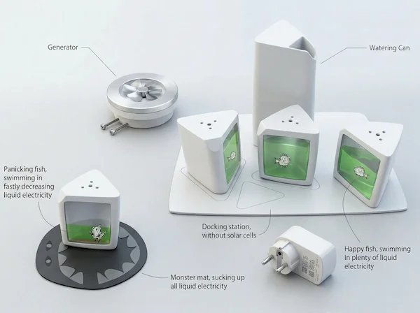 Concept rendering for the energy-saving game